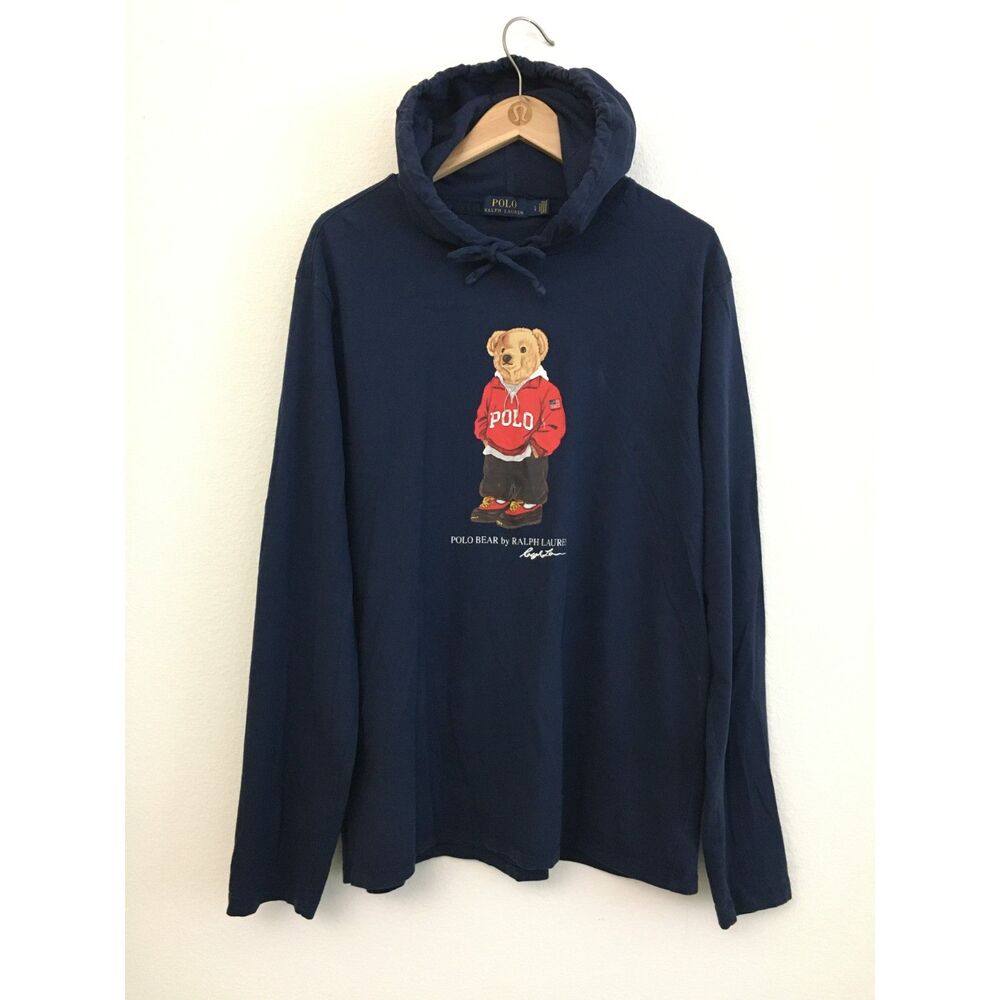Polo Ralph Lauren Polo Bear Hoodie | Navy | Men's L